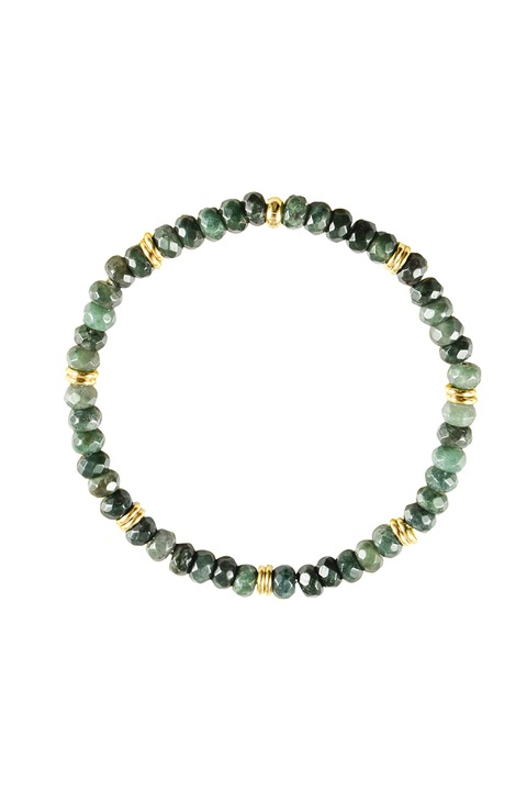 U.S. Polo Assn., Karkötő achátgyöngyökkel, Zöld, Aranyszín