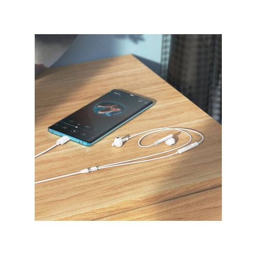 Handsfree USB-C HOCO M93, Alb