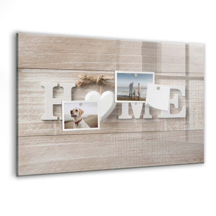 Tabla magnetica, Coloray, Inscriptia casei, Multicolor, 60 x 40 cm, Magneti, Marker negru, 010640700010300088241