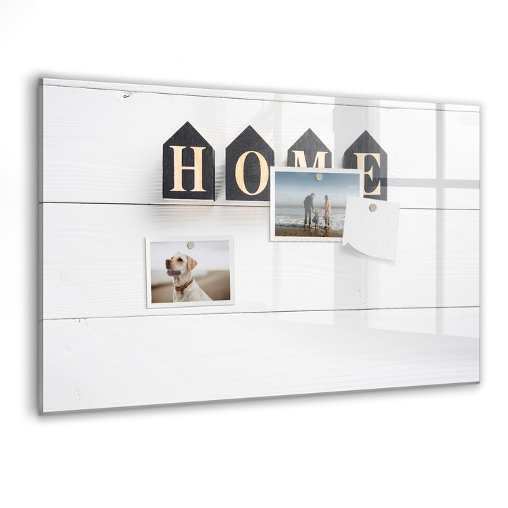 Tabla magnetica, Coloray, Inscriptia casei, Multicolor, 60 x 40 cm, Magneti, Marker negru, 010640700010300088678