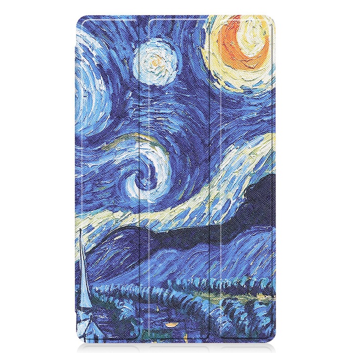 Husa tableta, JESWO®, Pentru Samsung Galaxy Tab S9 FE+ / S9 FE Plus, 12.4 inch, Piele ecologica, Multicolor