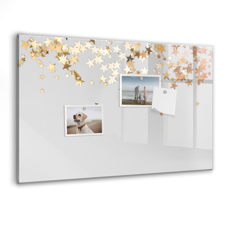 Tabla magnetica, Coloray, Stele, Gri, 60 x 40 cm, Magneti, Marker negru, 010640700010300088526