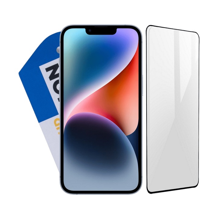 Протектор ОфисиТе за Apple iPhone 14 Plus, стъклен, full, удароустойчив