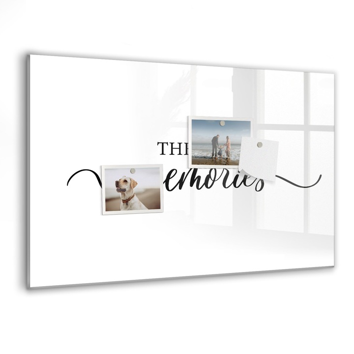 Tabla magnetica, Coloray, Amintiri de inscriptie, Multicolor, 60 x 40 cm, Magneti, Marker negru, 010640700010300088376