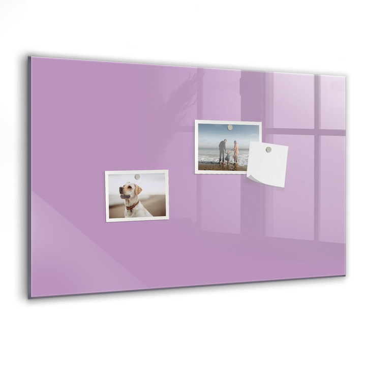 Tabla magnetica, Coloray, Lila, 60 x 40 cm, Magneti, Marker negru, 010640700010300260253