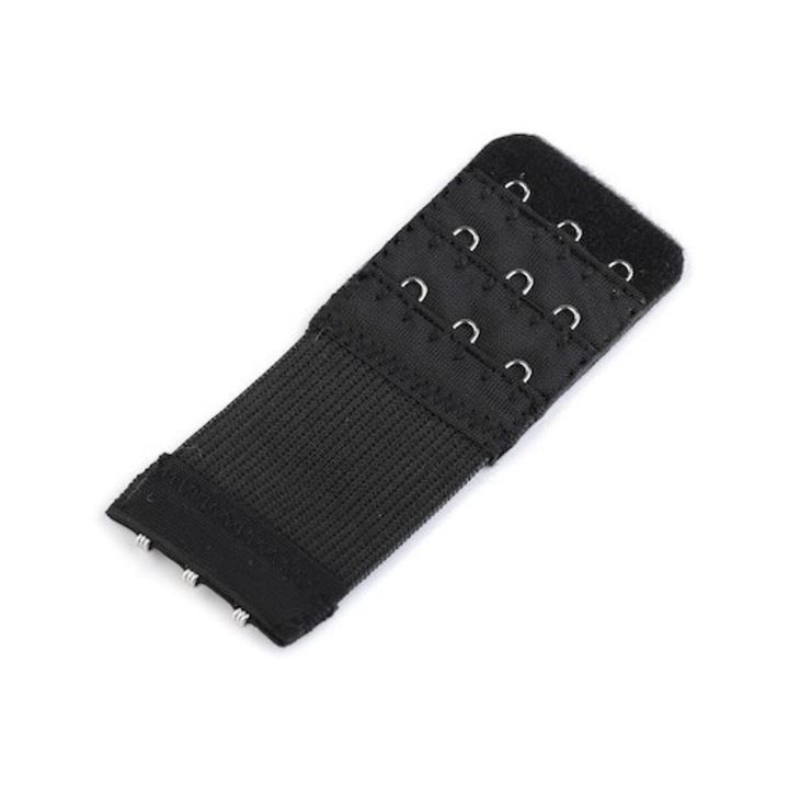 Extensie pentru sutien, latime 3.8 cm, lungime 8 cm, neagra, Dactylion®