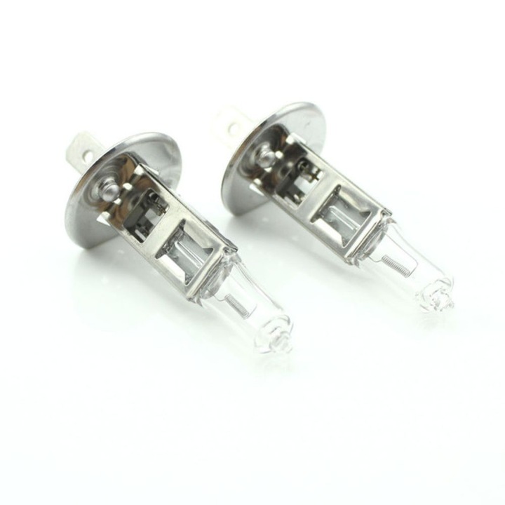 Set Mercaton, 2 becuri H1 Xenon Blue Long Life, 55W, Culoare lumina Alb, Intensitate 50%+