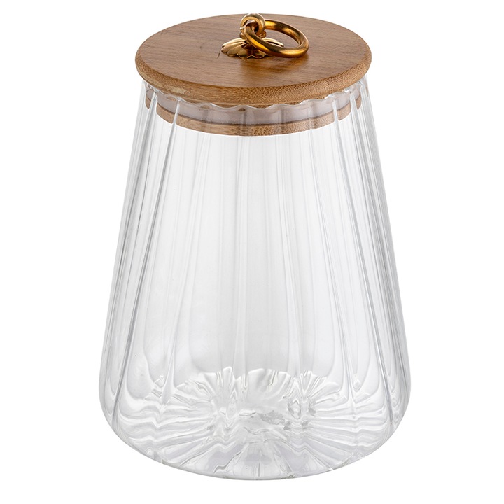 Recipient cu capac, 10 X 10 X 14 cm, capacitate 1000 ml, Florina