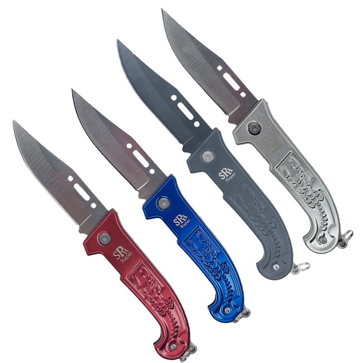 Set 4 bucati model scorpion, briceag de buzunar, 16 cm, Dalimag