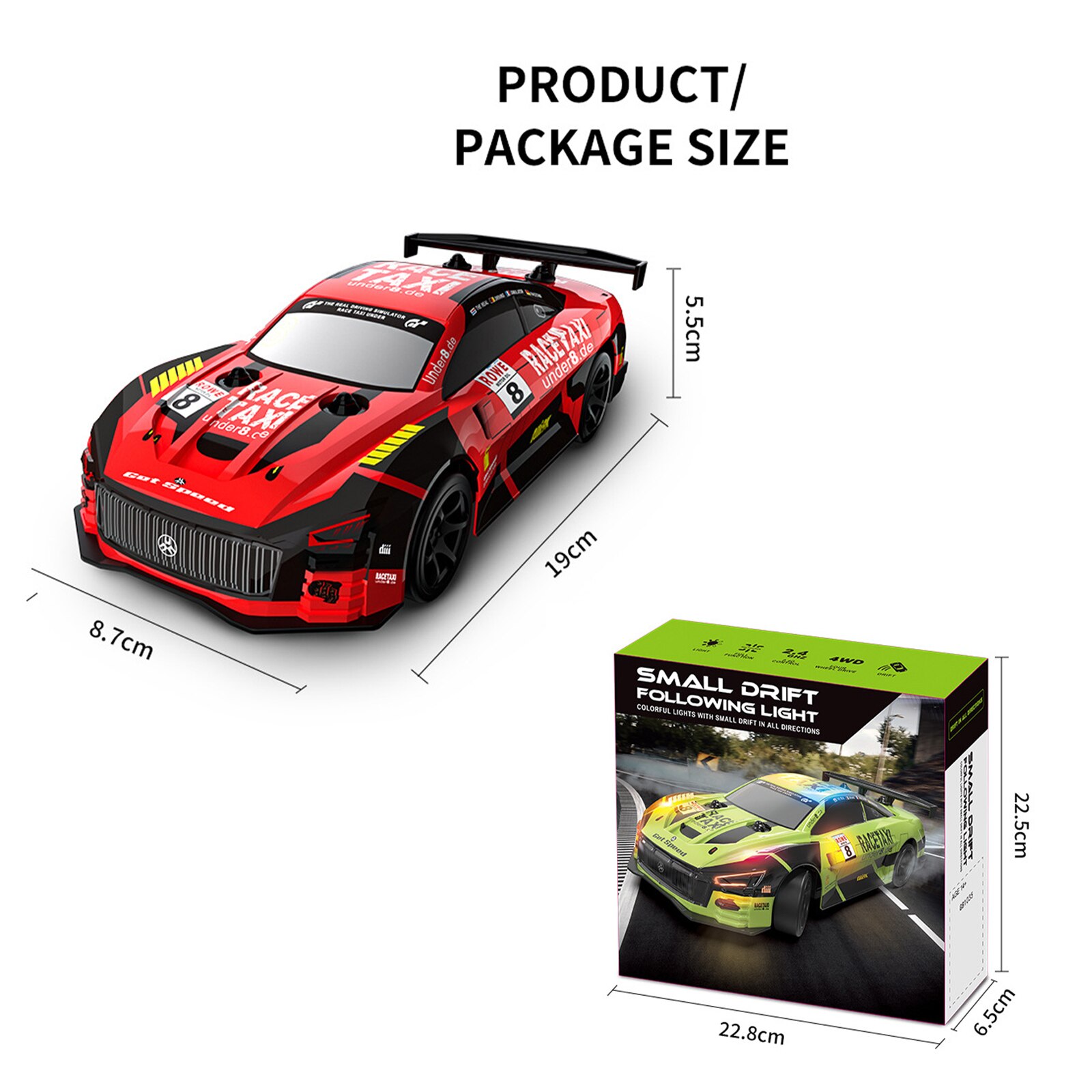 Masina cu telecomanda, Zggzerg, Speciala pentru drift, 4WD