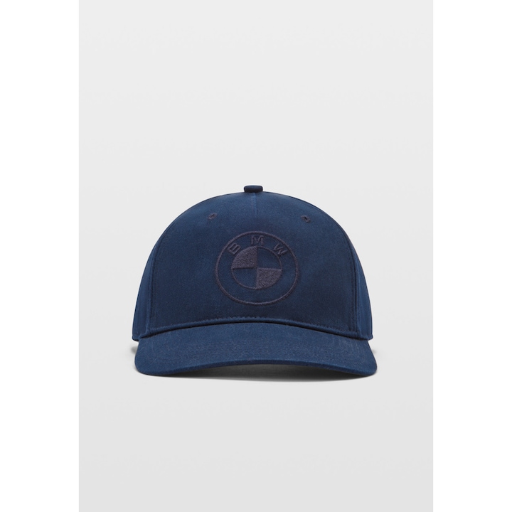 Sapca Baseball BMW Dark Blue Albastru Inchis Logo Tonal BMW