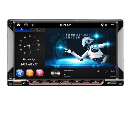 Sistem multimedia auto cu ecran 7", Android 12, CarPlay, Android Auto ...