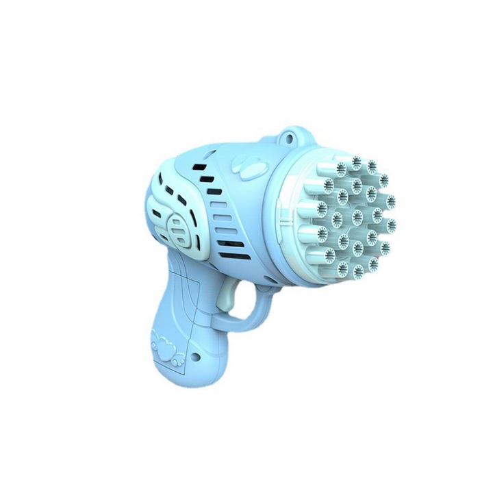 Pistol baloane de sapun 23 orificii, Albastru