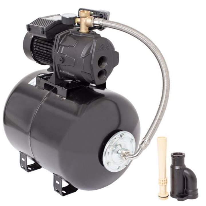 Hidrofor cu pompa de mare adancime Wasserkonig FA425250, putere 950 W, debit 3120 l/h, inaltime refulare 42 m, aspiratie 25 m, vas de expansiune 50 litri