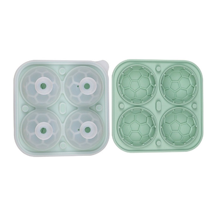 Forma cuburi de gheata, Silicon, Rezistent la temperaturi extreme, Muticolor