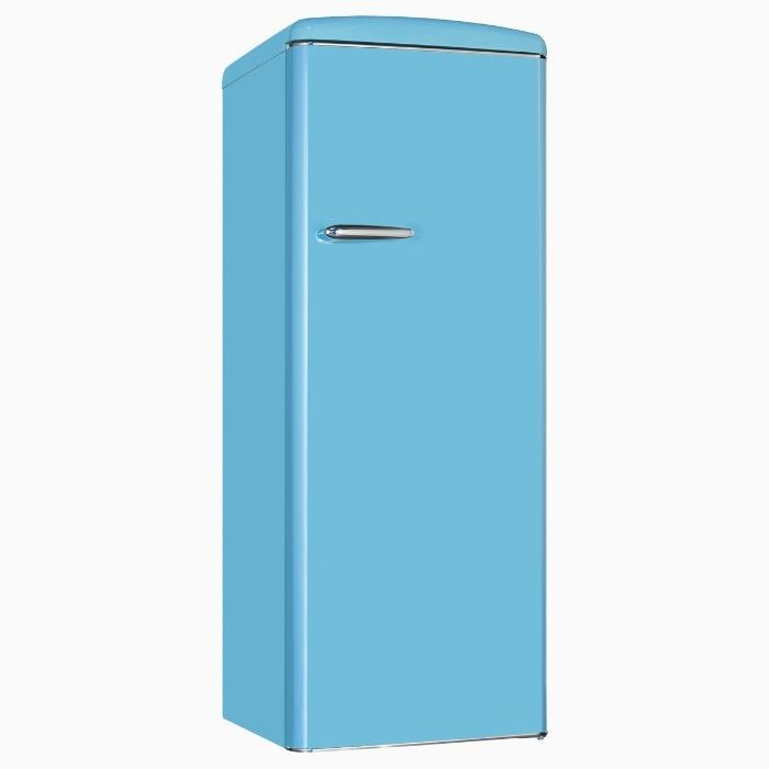 Frigider retro Exquisit, H 146.5 cm, capacitate 225 litri, design ...