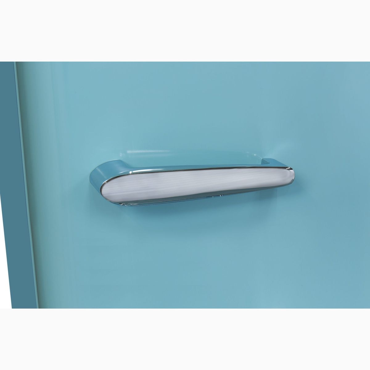 Mini frigider retro Exquisit, H 90.5 cm, capacitate 94 litri