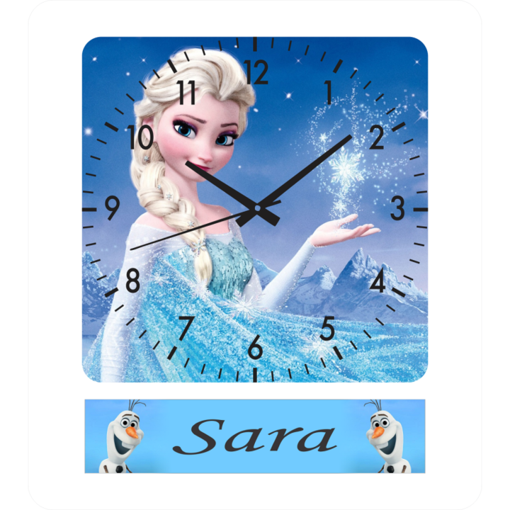 Стенен часовник Elsa, безшумен, 48x48 см