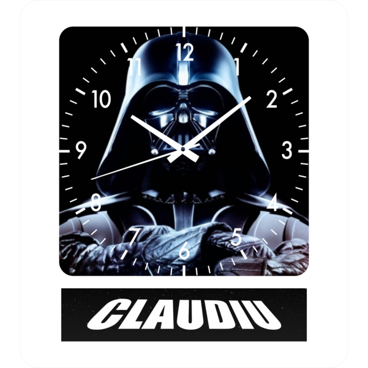 Стенен часовник Star Wars, безшумен, 40x40 см