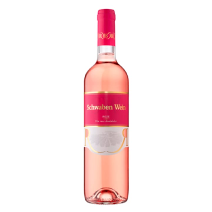 Vin roze demisec Schwaben Wein, 0.75 l, Cramele Recas