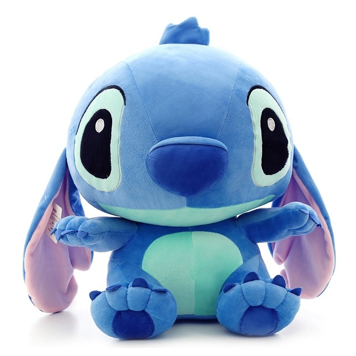 Plüss játék, Lilo és Stitch karakterek, kék, 60 cm