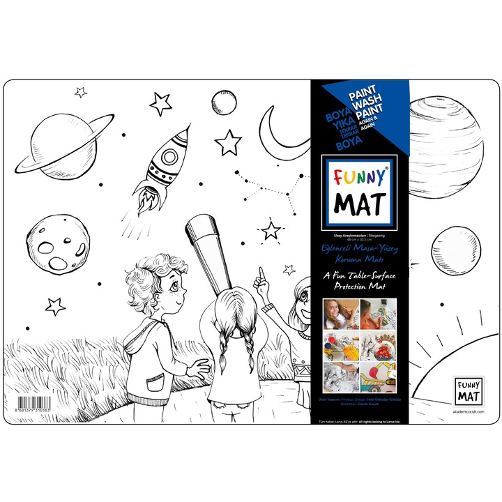 Plansa Funny mat - stele 48x33.5 cm