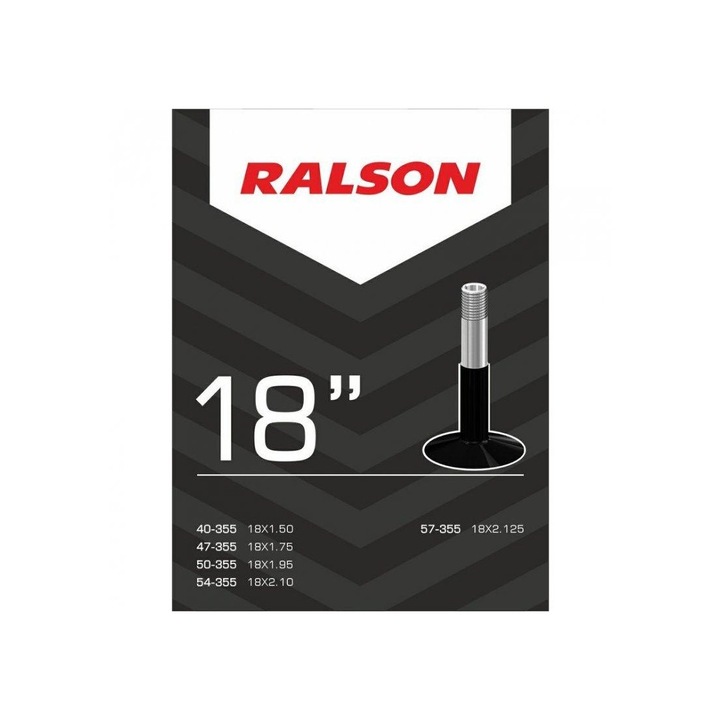 Камера за велосипед Ralson R-6205 18x1.75-2.125 (40/57-355) AV
