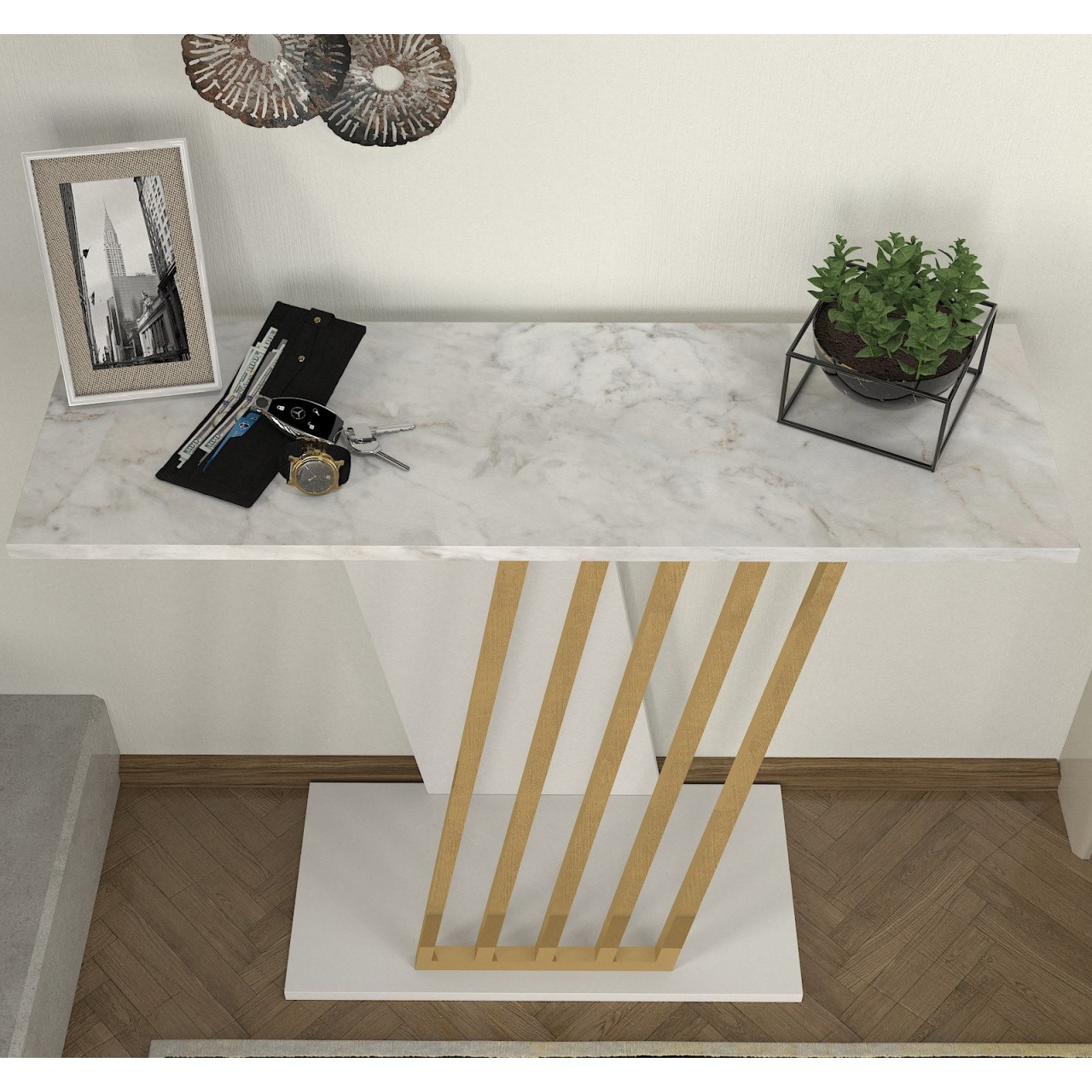 Masa Decor Living, UnicUtil®, Masa Decor Living 90X76.8X29.6 Cm Cu Raft ...