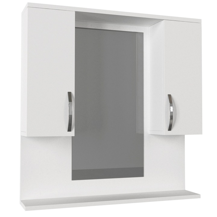 Органайзер за баня UniqueUtil Modern Utility, 80 x 14,5 x 83 см, Бял