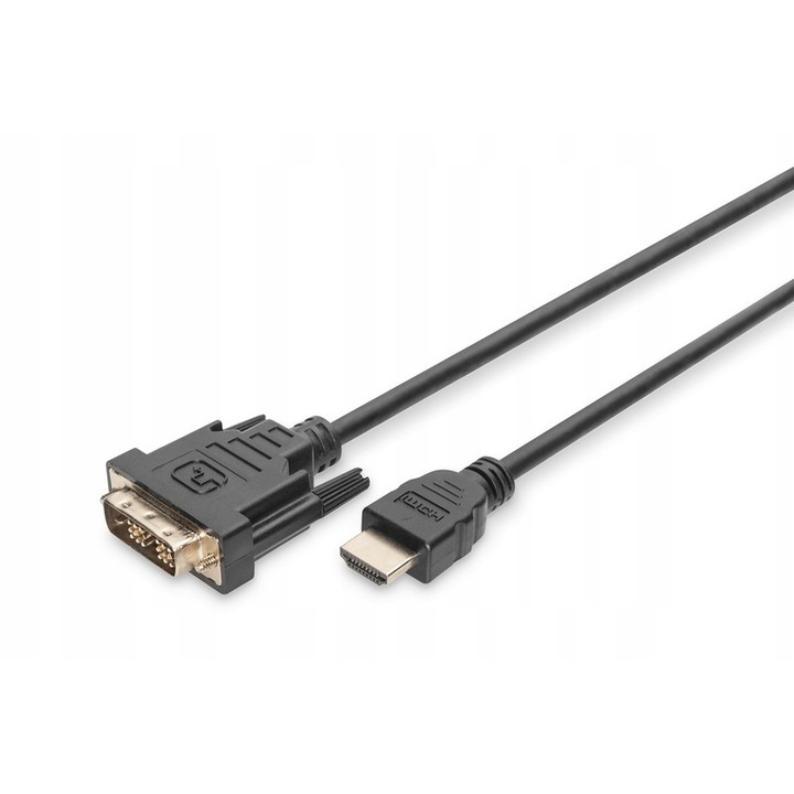 HDMI-DVI кабел, DIGITUS, 1080p, 3 м, черен