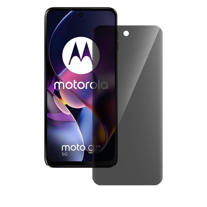 SILKASE adatvédő fólia Motorola Moto G54 5G-hez, képernyővédő, szilikon