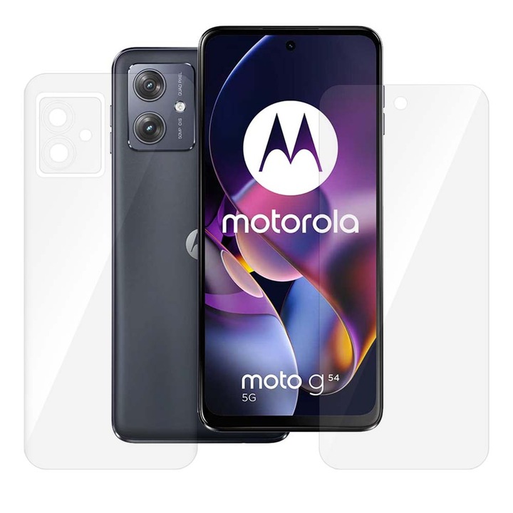 Комплект 2 фолиа SILKASE за Motorola Moto G54 5G, защита на телефона, възобновяем силикон