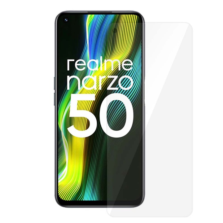 SILKASE fólia Realme Narzo 50-hez, képernyővédő, megújuló szilikon