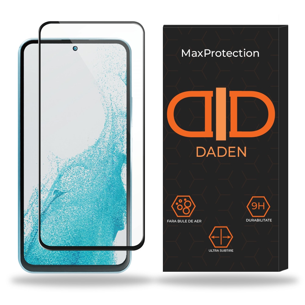 Folie Sticla Daden MaxProtection pentru Samsung A55, Full Cover, Protectie Profesionala, Ultra Rezistenta, Calitate Premium