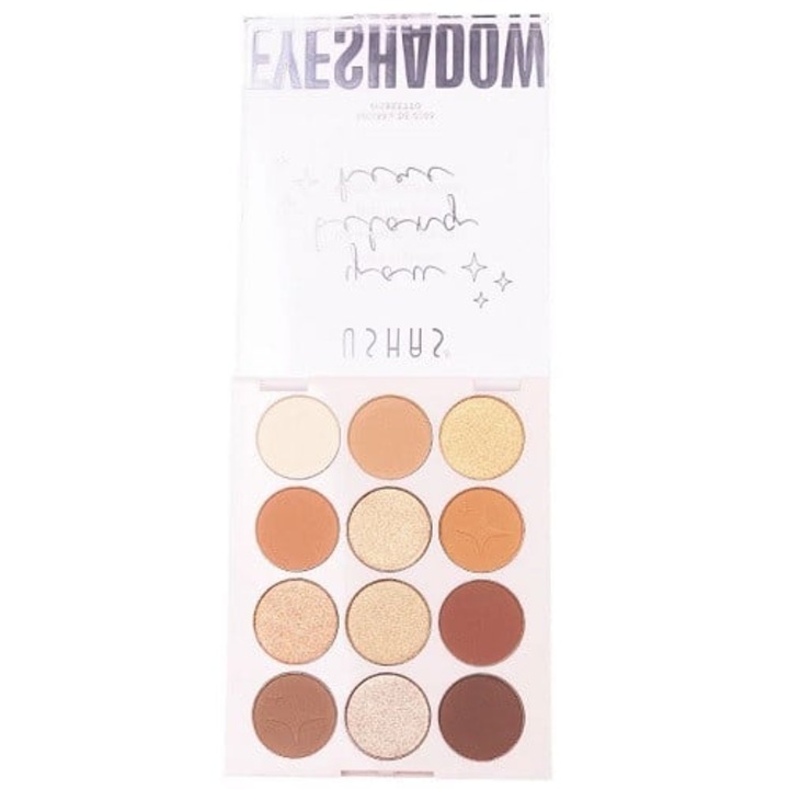 Sminkkészlet, Ushas, You Belong Here, 12 szemhéjpúder, 01