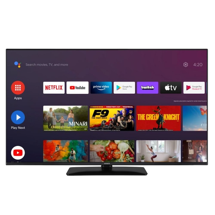 AIWA LED TV 127 cm (50") LED-508UHD, Ultra HD 4K, Smart TV, Chromecast, WiFi