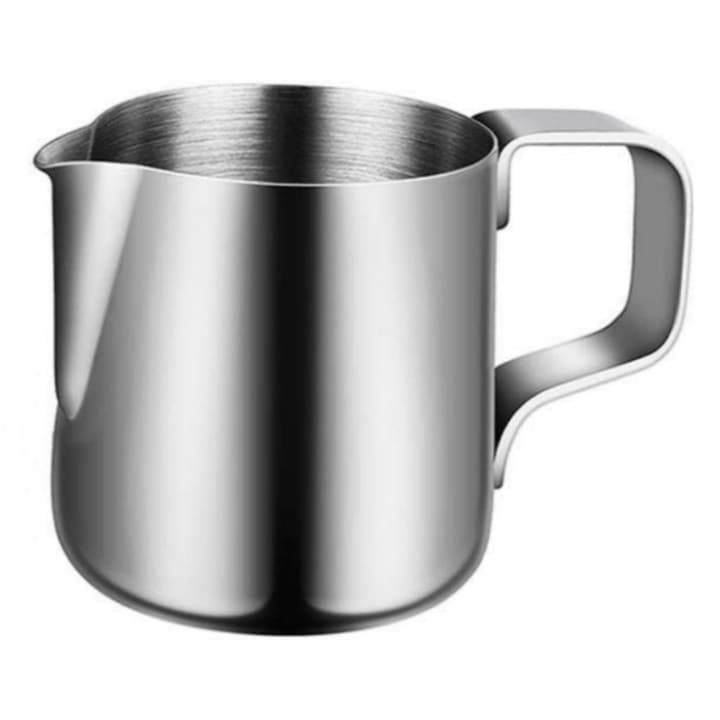 Cana pentru lapte, ComResi®, Inox, 350ml, Argintiu