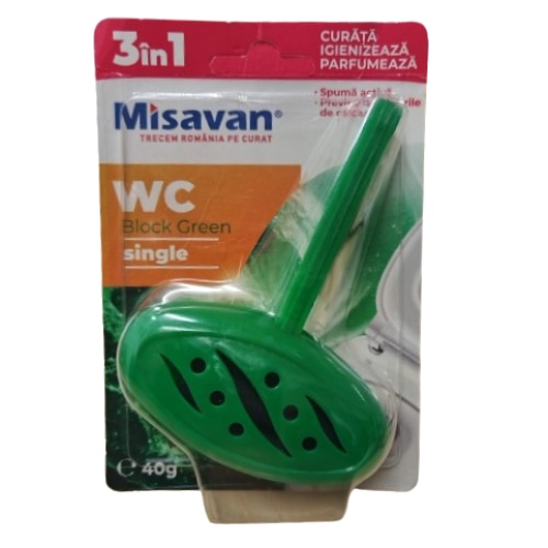 Misavan Wc Odorizant toaleta Misavan Wc Block Green,40 g - eMAG.ro