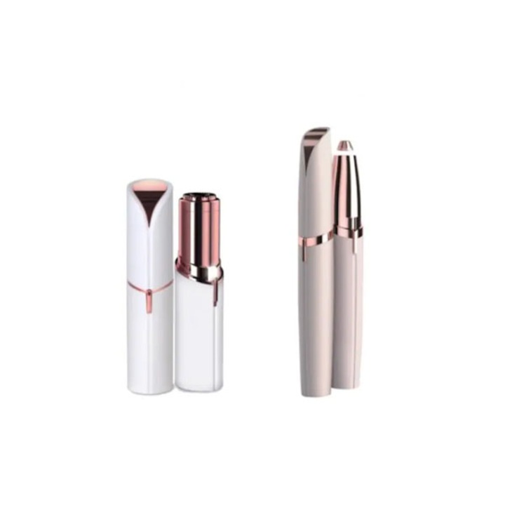 Set Epilator Facial si Epilator Sprancene Virtual Trend®, cu Incarcare prin Cablu USB