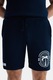 UCLA, Pantaloni scurti de bumbac Sierge, Albastru ultramarin, S