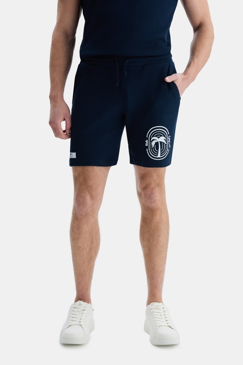 UCLA, Pantaloni scurti de bumbac Sierge, Albastru ultramarin, S
