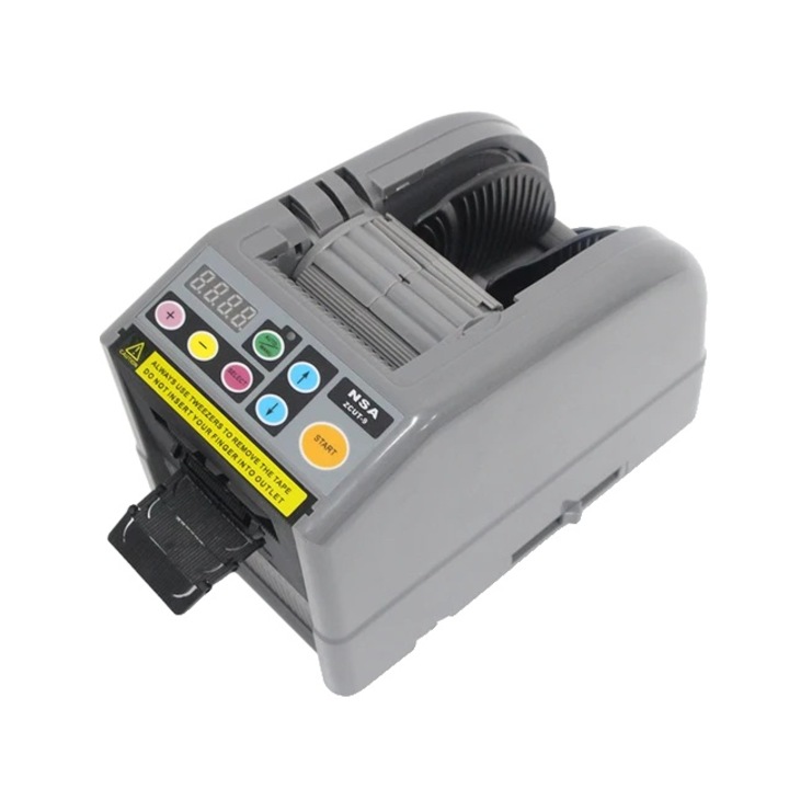 Masina de taiat banda automata, memorie pentru 6 lungimi, taiere duala, albastru inchis, 213x140x116mm