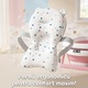 Cadita Bebe GALAXIA®, cu suport si termometru, pliabila, include o perna de siguranta detasabila, protectie anti-alunecare, sarcina maxima 46 kg, roz