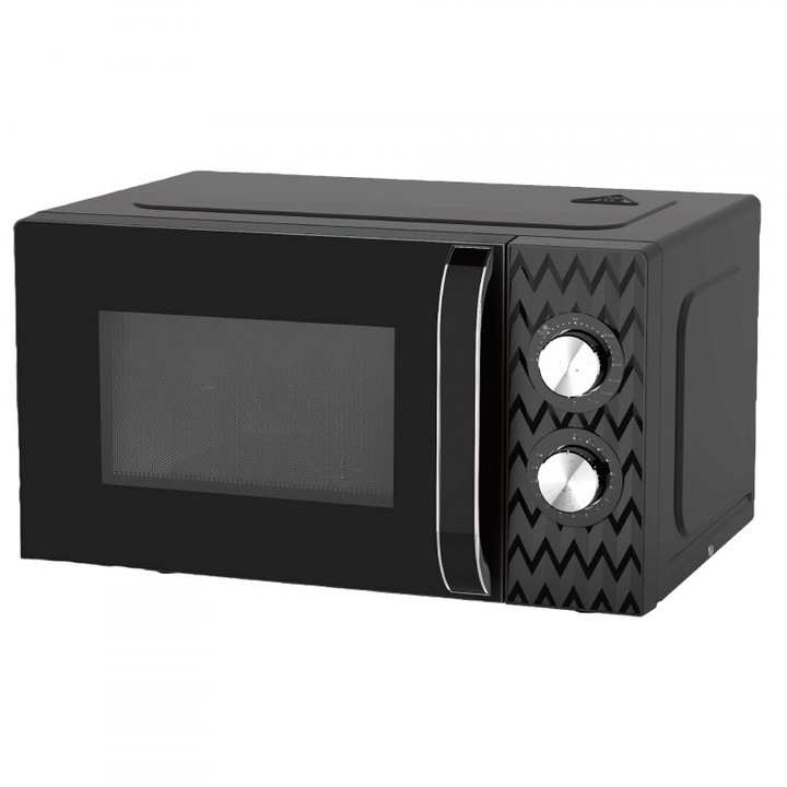 Mikrohullámú sütő Finlux FMO-2050 Flash, 700W, 20 liter, 5 fokozat, időzítő, kiolvasztás, fekete