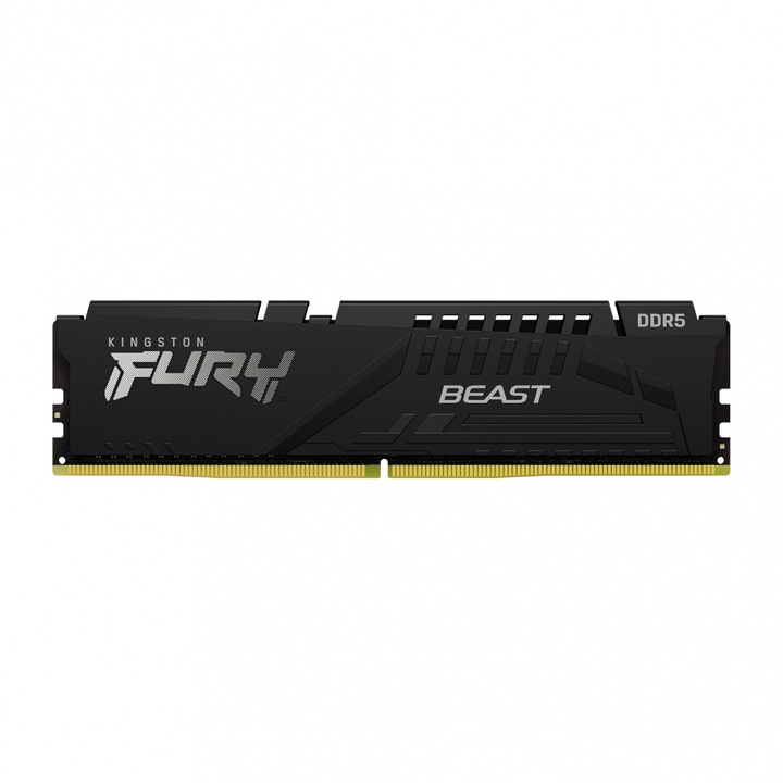 Memorie Kingston FURY Beast Black 16GB DDR5 6400MHz CL32 KF564C32BBE-16 - AMD Expo