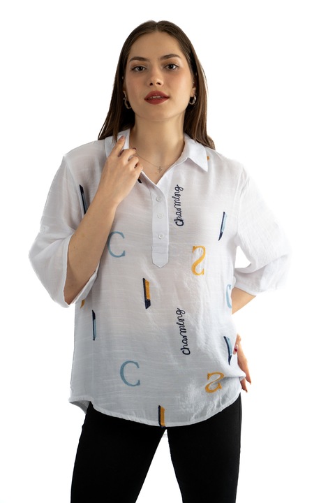 Camasa dama 1117, Alb