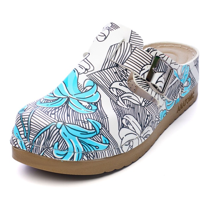 Saboti medicinali dama, Gri, 38