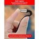 Cablu USB la USB-C PRESTIGE CHARGE®, Transfer Date si Incarcare FastCharge QC 3.0 pentru Samsung, iPhone 15/16/17 Plus, Pro & ProMax, Tableta, Max 3A, Textil Premium, 1m, Negru