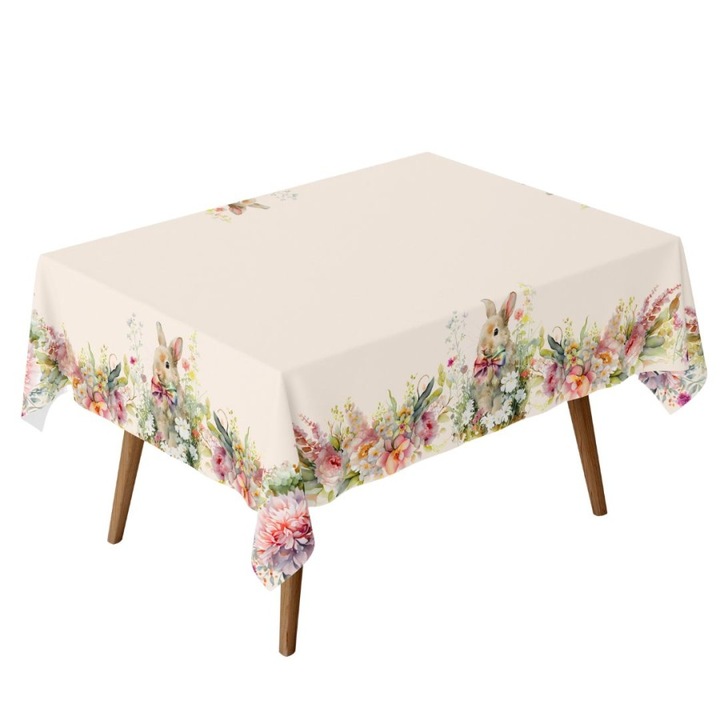 Fata de masa Paste, bumbac 100%, 140x320 cm, Club Cotton, Vinca