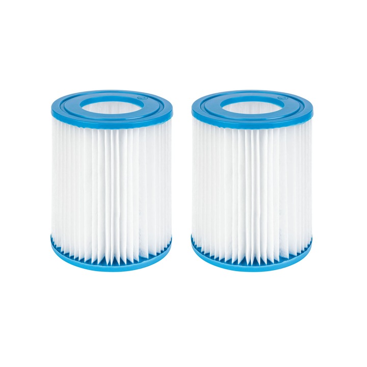 Комплект от 2 филтъра за филтриращи помпи за басейн Crivit, 106 x 50 x 136 mm